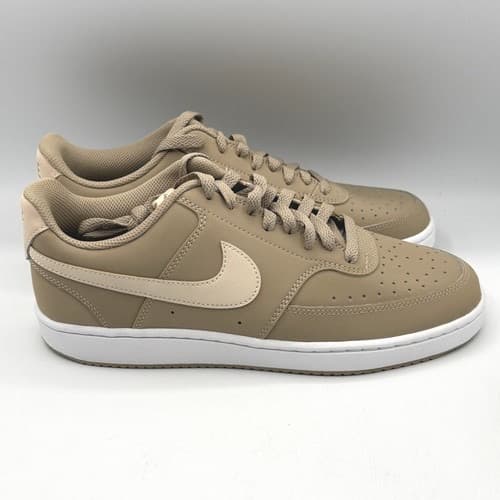 Nike Court Vision Lo Men 8 Khaki Sanddrift White Low Top Sneaker HM6193-247