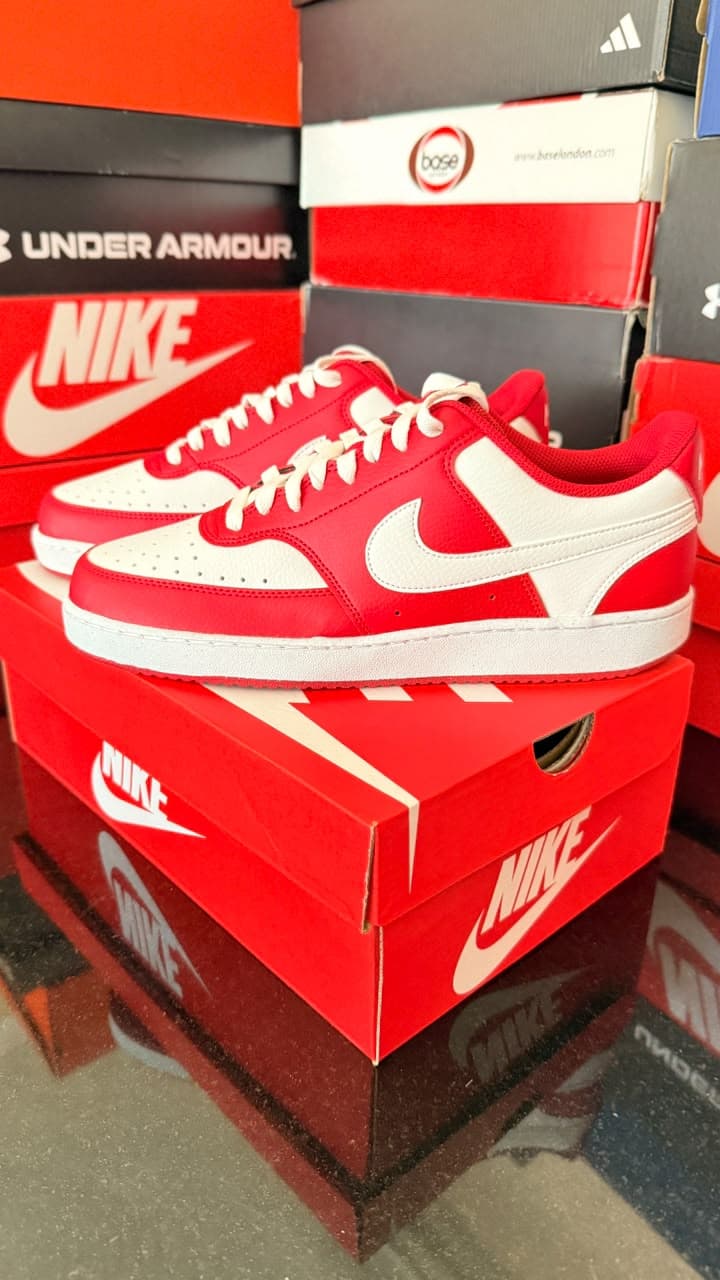 NIKE COURT VISION red