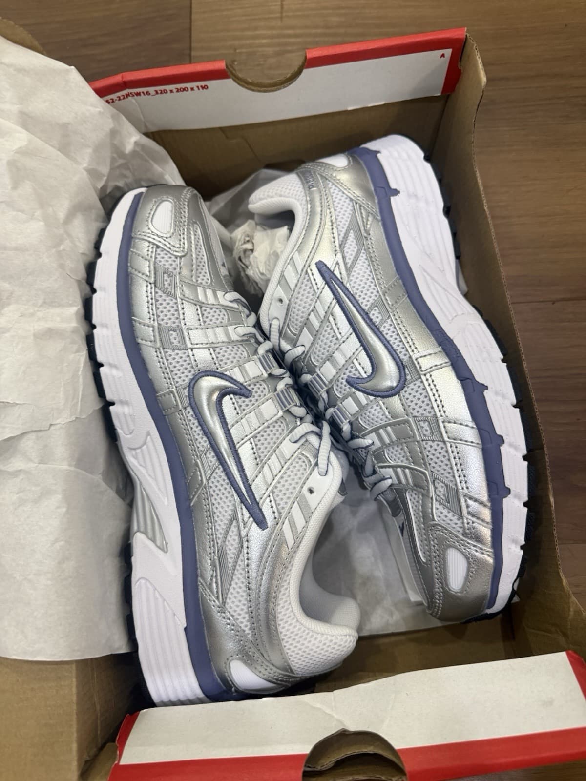 Nike P6000 Metallic Silver World Indigo W